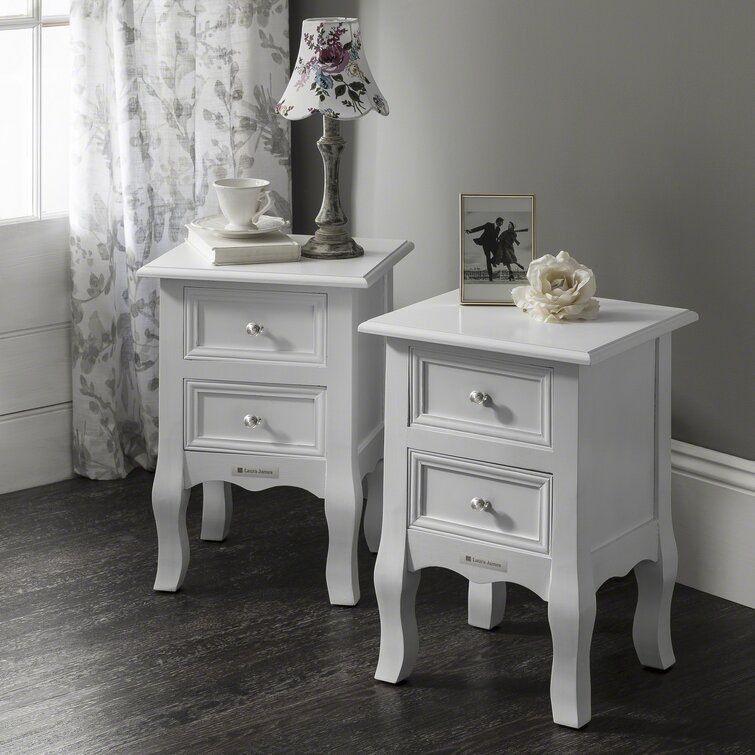 Wayfair bedside deals tables grey